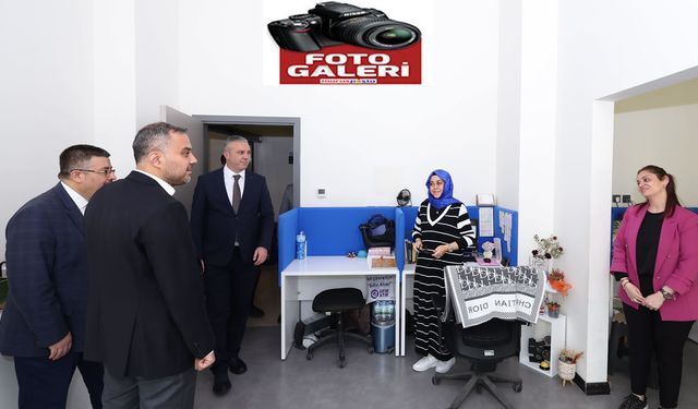 Toptaş, belediye personeliyle bayramlaştı