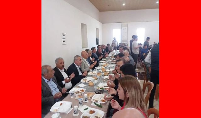 Verdiğimiz sözü tuttuk, halkımızla aynı sofrada buluştuk