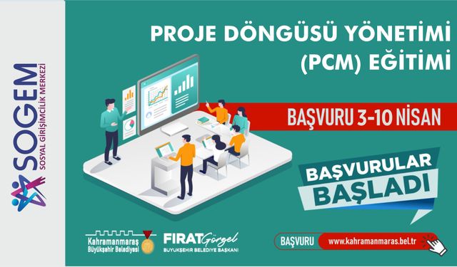Proje Döngüsü Yönetimi Atölyesine Başvurular Başladı!