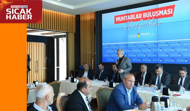 Fırat Görgel, Onikişubat’ın Batı Mahalle Muhtarlarıyla Bir Araya Geldi