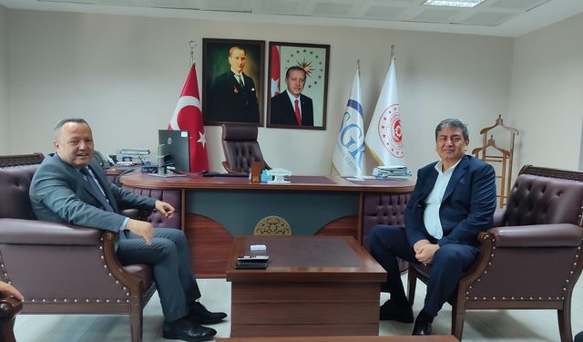 Dinçer'den SGK İl Müdürü Akbalaban’a Anlamlı Ziyaret