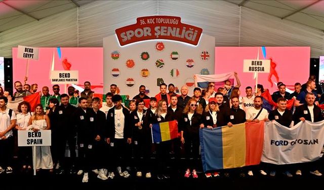 36. Koç Topluluğu Spor Şenliği'nde 6 binin üzerinde çalışan yarıştı