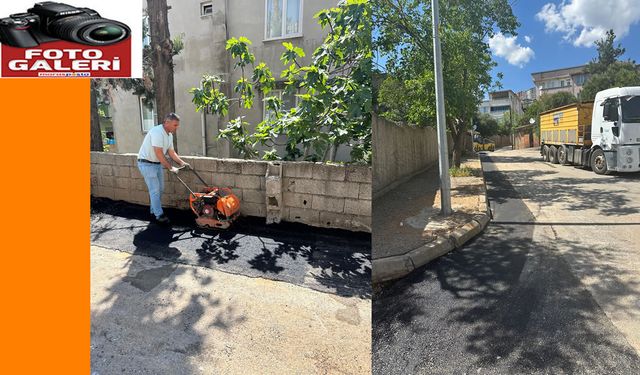 Onikişubat Belediyesi, Mağralı Mahallesi’ndeki yol tahribatlarını gideriyor
