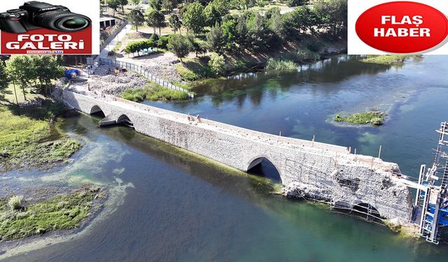 500 Yıllık Tarihi Köprünün Restorasyonunda Sona Gelindi