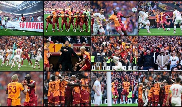 Galatasaray Futbolda 25. Kez Şampiyon