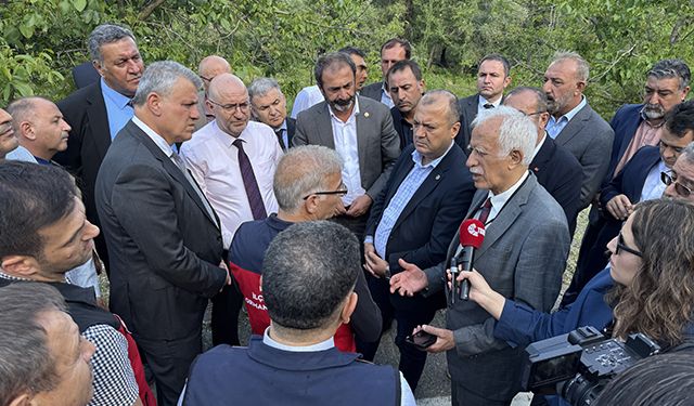 TBMM Zirai Don Komisyonu, ceviz bahçelerinde inceleme yaptı