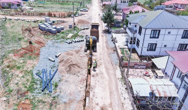 KASKİ, Afşin’de Yeni Altyapı İmalatını Sürdürüyor