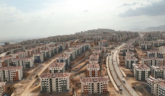 Kurum, İndere'de yapımı tamamlanan konutların görüntülerini paylaştı