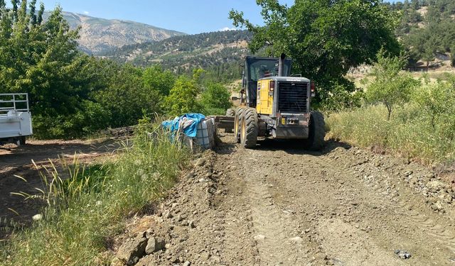 Dulkadiroğlu kırsalda altyapı atağını sürdürüyor