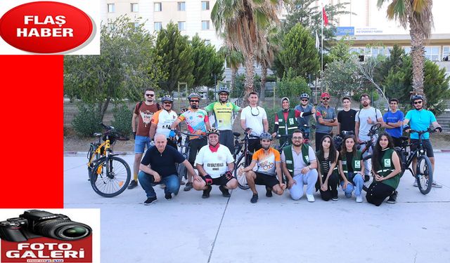 Hatay'da Yeşilay Bisiklet Turu düzenlendi