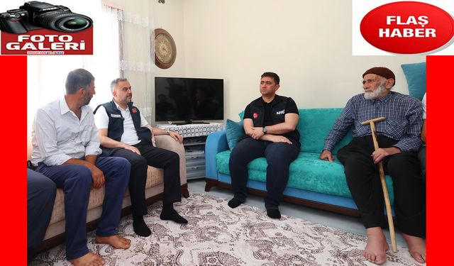 Toptaş ve Çiğdem, yangın bölgesinde vatandaşları ziyaret etti