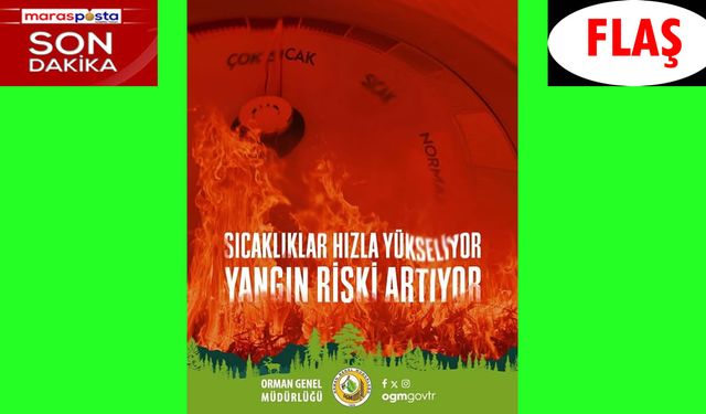 Orman Yangını Açısından Yüksek Risk