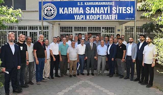 Görgel, Sanayi Sitesi Esnafıyla Bir Araya Geldi