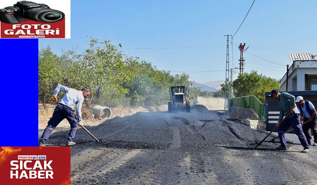 Yol Yapım Seferberliği Sıcak Asfalt Çalışmalarıyla Devam Ediyor