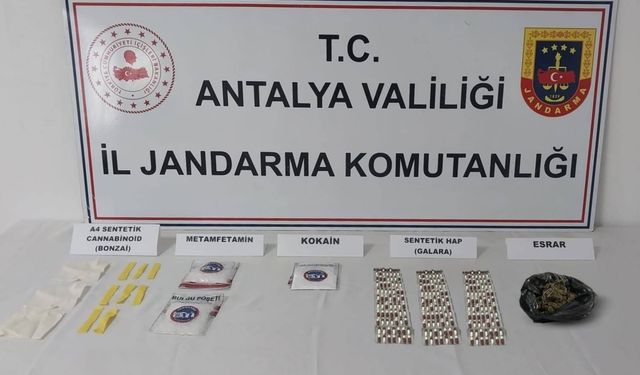Antalya'da uyuşturucu operasyonunda 9 şüpheli yakalandı