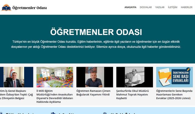 Öğretmenler Odası: Kahramanmaraş'tan Yükselen Eğitim Platformu