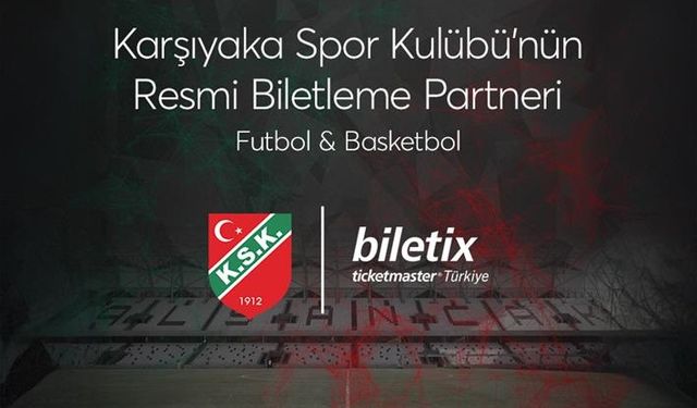 Biletix Karşıyaka Spor Kulübü ile İş Birliği Yapıyor!