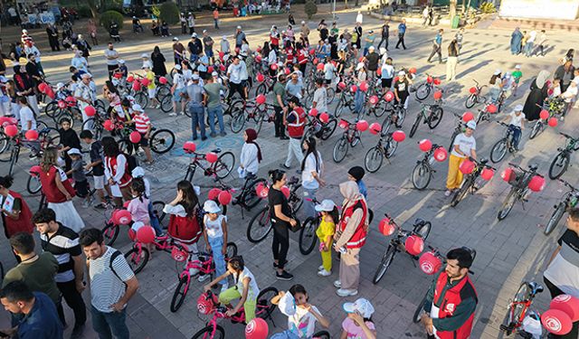Çocukların Pedalları Mutluluk İçin Döndü