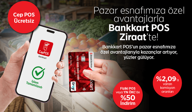Ziraat Bankası'ndan pazar esnafına özel POS kampanyası