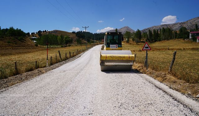 Göksun Kırsalında da Büyükşehir Görev Başında