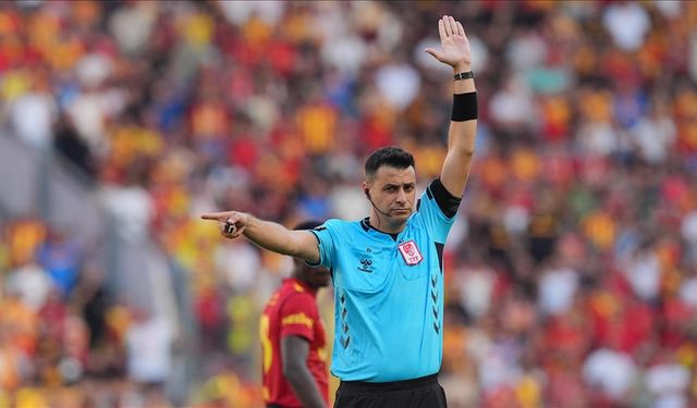 Süper Lig'de hakemler belli oldu