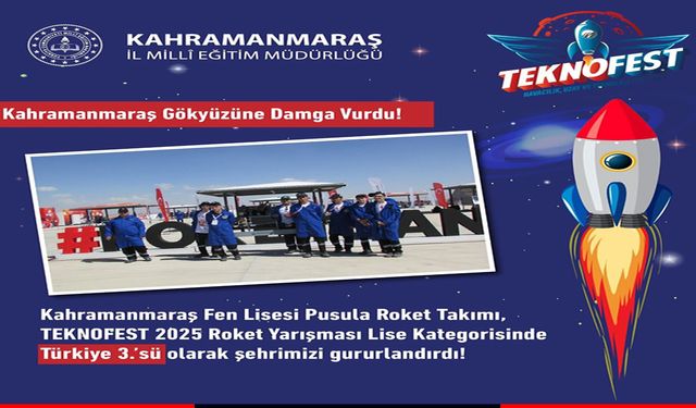 Kahramanmaraş Gökyüzüne Damga Vurdu!