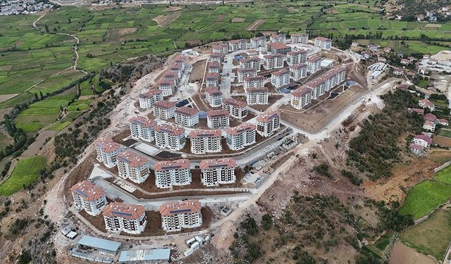 Çelikhan’da deprem konutlarında sona gelindi