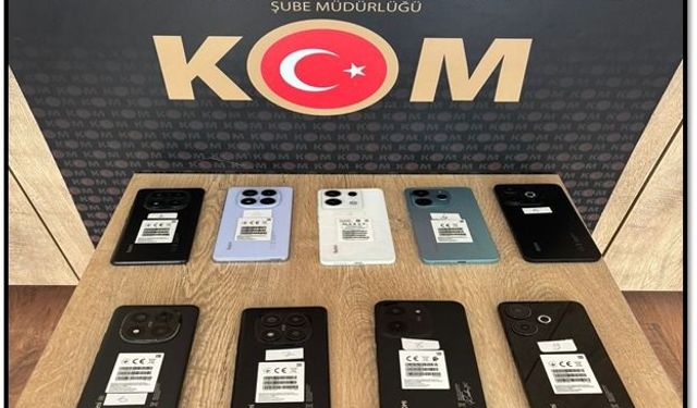 Kahramanmaraş’ta Kaçak Telefon Operasyonu