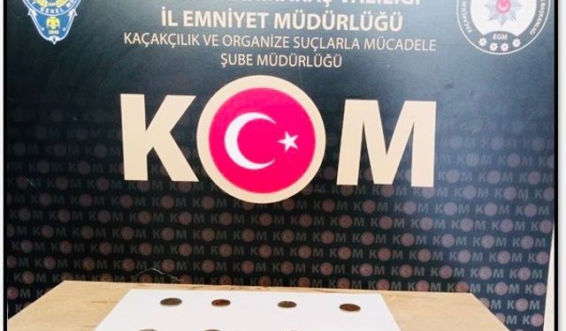 Kahramanmaraş’ta Tarihi Eser Kaçakçılığı Operasyonu
