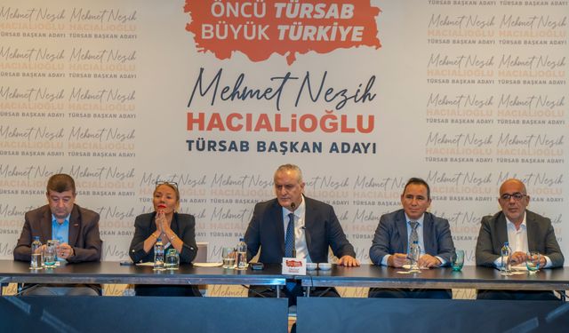TÜRSAB Başkan Adayı Hacıalioğlu Seçim Manifestosunu Açıkladı