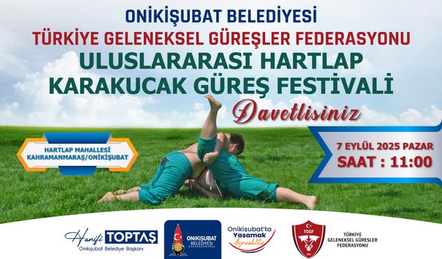 Türk güreşinin nabzı bu yıl da Onikişubat Belediyesi imzasıyla Hartlap’da atacak