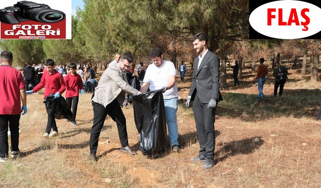 Onikişubat Belediyesi’nden 300 öğrenciyle orman temizliği