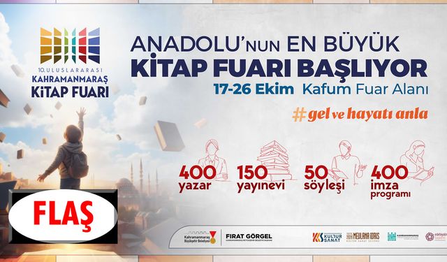 10. Kitap Fuarı, Bugün Kapılarını Açıyor