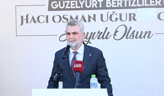 Dulkadiroğlu Hacı Osman Uğur Camii Hizmete Açıldı