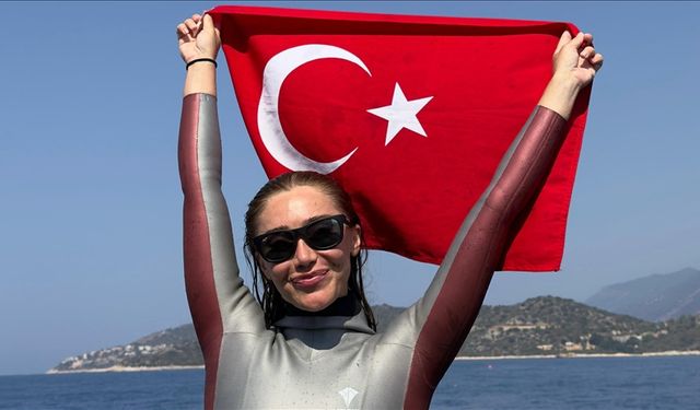Milli dalgıç Şahika Ercümen, dünya rekoru denemesi yapacak