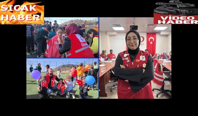 Üniversiteli Nur Helin, Kızılay gönüllüsü olmasını sağladığı 120 akranıyla köylere iyilik taşıyor