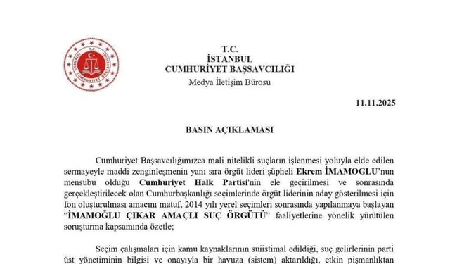 “Yargıtay Cumhuriyet Başsavcılığı’na Bildirimde Bulunuldu”
