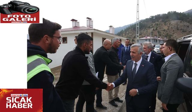 Vali Ünlüer, Göksun İlçesinde İncelemelerde Bulundu