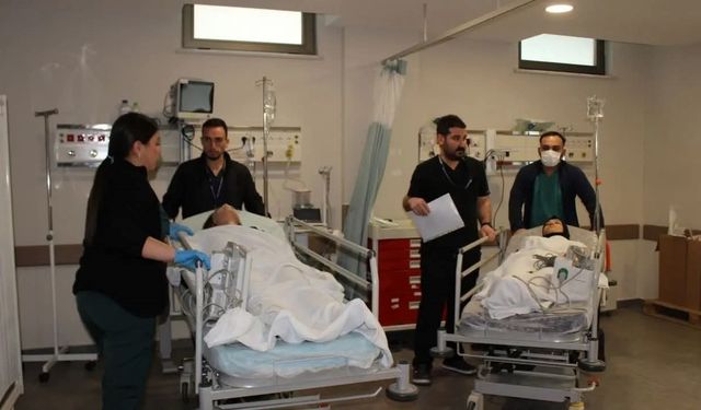 Sular Akademi Hastanesi’nde Gerçeğini Aratmayan Afet Tatbikatı