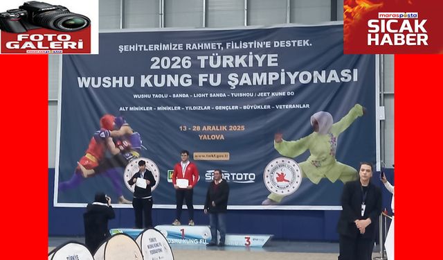Wushu Kung Fu Türkiye Şampiyonası’nda Kahramanmaraş Fırtınası