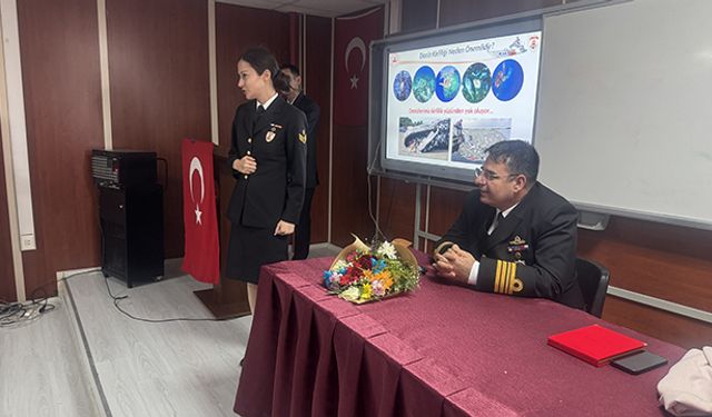 Lise Öğrencilerine Sahil Güvenlik Komutanlığı Tanıtıldı