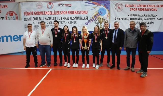 Büyükşehir’in Kadın Goalball Takımı 1. Lig Şampiyonu