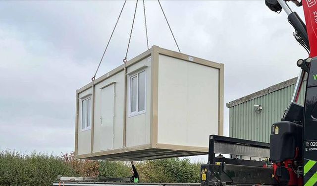 Karmod'dan İngiltere'ye özel hazır konteyner ofis