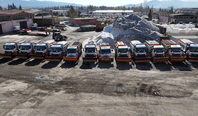 Büyükşehir Kışa Hazır; 222 Araç ve 330 Personelle Sahada