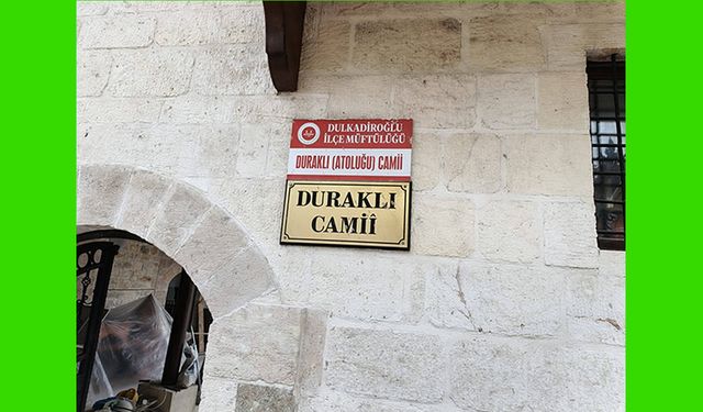 Duraklı Camii Yeniden İbadete Açılıyor