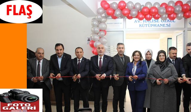 Av. Halise Özkul Kütüphanesi Açıldı