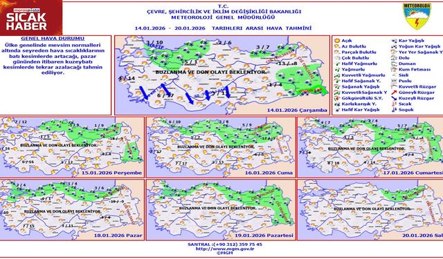 Soğuk Hava Etkisini Artırıyor, Don ve Kar Yağışı Kapıda