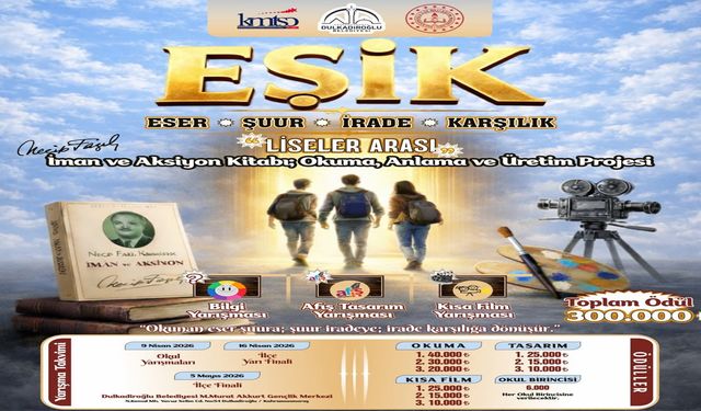 Dulkadiroğlu'nda Liseli Gençlere Kültür Ve Fikir Projesi Bilgi Yarışması