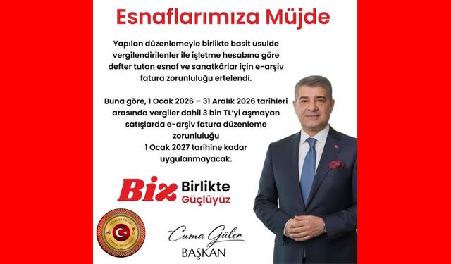 E-Arşiv Fatura Zorunluluğu Ertelendi