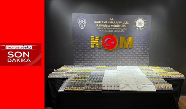 Kahramanmaraş’ta Kaçakçılığa Geçit Yok